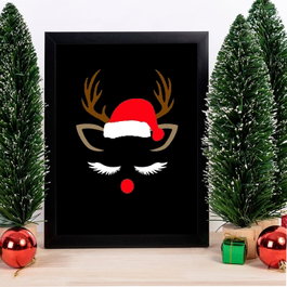 Wallity Cuadro decorativo enmarcado en MDF Multicolor